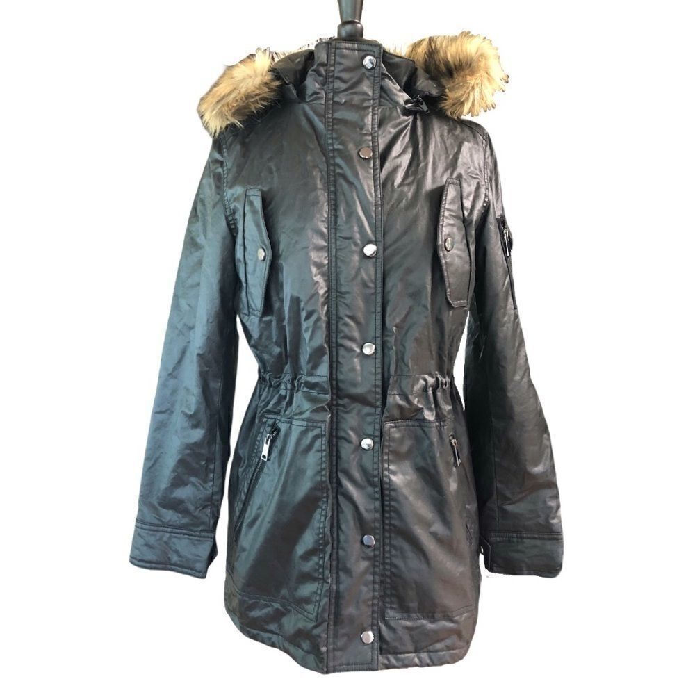 victoria’s Secret Waxed Cotton Parka Size M - Picture 2 of 16